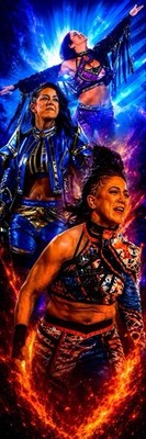 WWE GIANT 2 X6  VINYL BANNER - BAYLEY