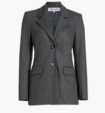 NWT. 598 Veronica Beard Ryanne Heather Gray Blazer Jacket Wool Women s Sz 2