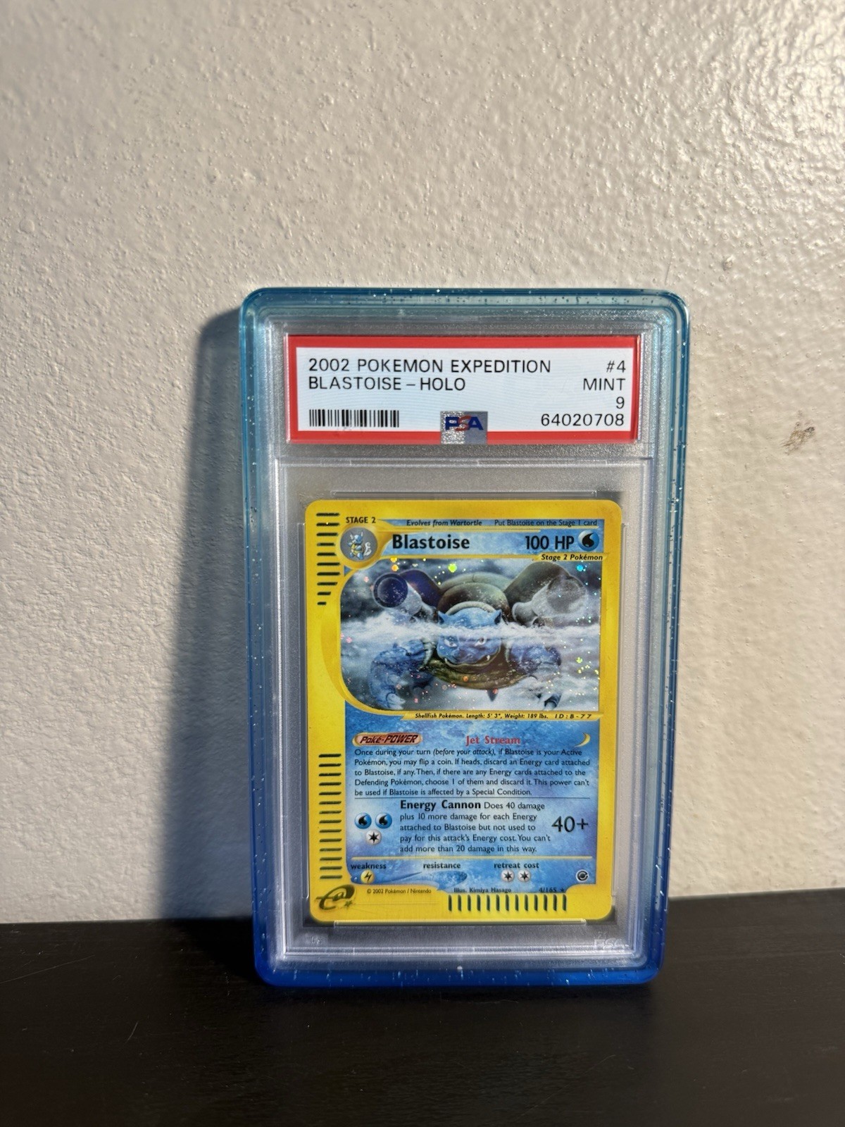 Pokemon Blastoise Expedition Holo Rare #4 PSA 9