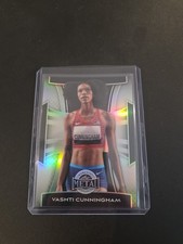 2025 Leaf Metal Women Of Sport Base Silver Prism #129 Vashti Cunningham 8/10