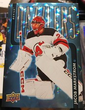 3 Jacob Markstrom Inserts blue dazzlers,vibing and a ud canvas 