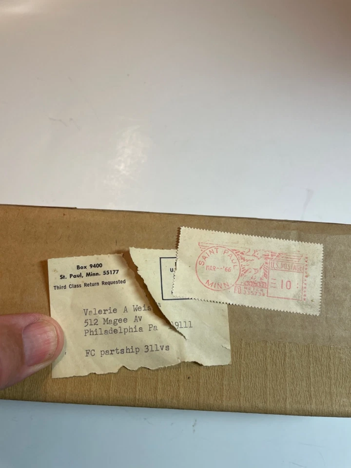 ORIGINAL empty box for LIONEL? Northwestern corrugated box co. Minn. MN. 1966 - Image 2 of 4