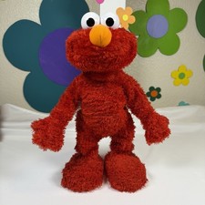 TESTED 2008 Sesame Street Elmo Live 15" Interactive Sing Talk Dance Walk Plush