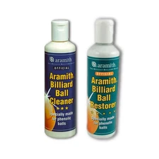 Aramith Billiards Pool Ball Cleaner and Restoration Set