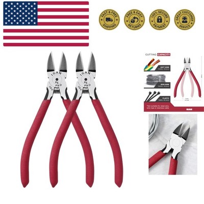 6-inch Wire Cutters: Powerful Pliers for Floral, Electrical & Craft Use