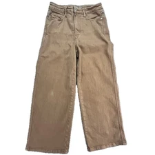 JUDY BLUE Mens Tan Wide Leg Crop Jeans Style JB88805C Size 27