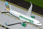 GeminiJets Frontier Airlines for Airbus A320neo N303FR Marmot 1:200 Plane Model