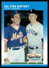 Lot Of (44) 1987 Fleer Gary Carter / Roger Clemens #634