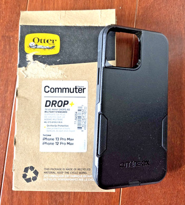 NEW NEVER USED OPEN BOX OTTER COMMUTER iPHONE 12 13 PRO MAX PHONE CASE BLACK