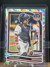 2024 Panini USA Stars & Stripes TEAGAN SCOTT #49 Cracked Ice 02/25