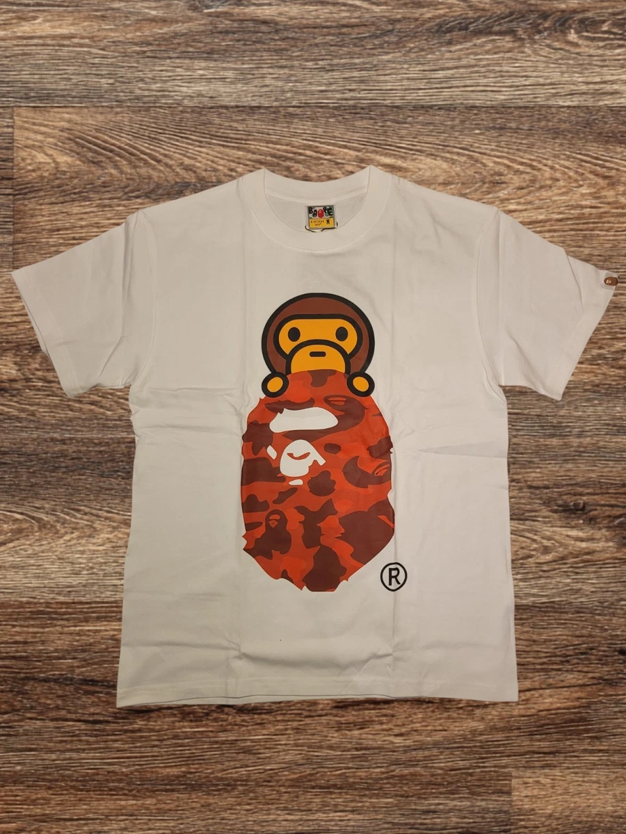 A Bathing Ape男式迷彩T恤| eBay