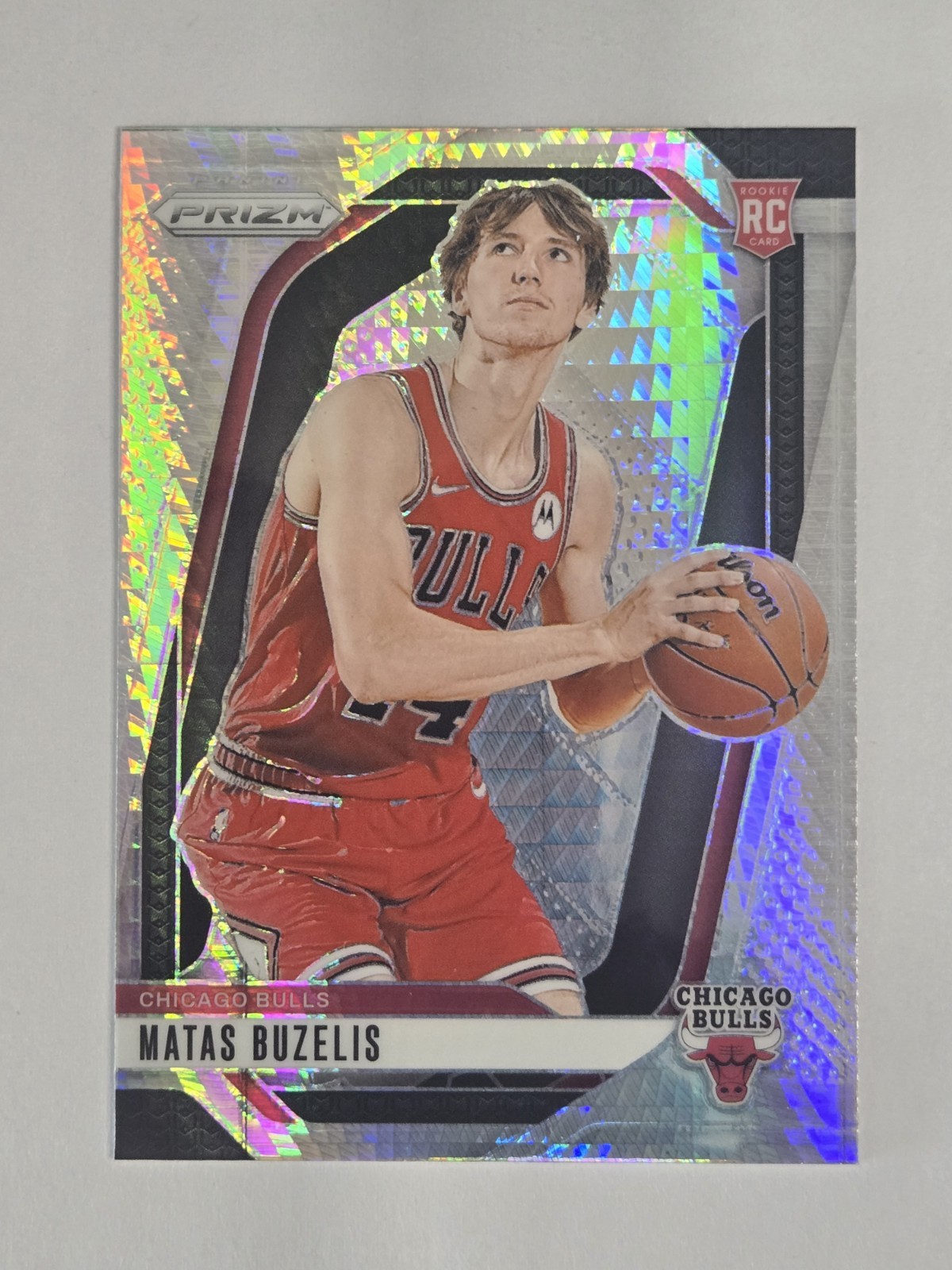 2024-25 Panini Prizm - Matas Buzelis #252 Silver Prizm ROOKIE