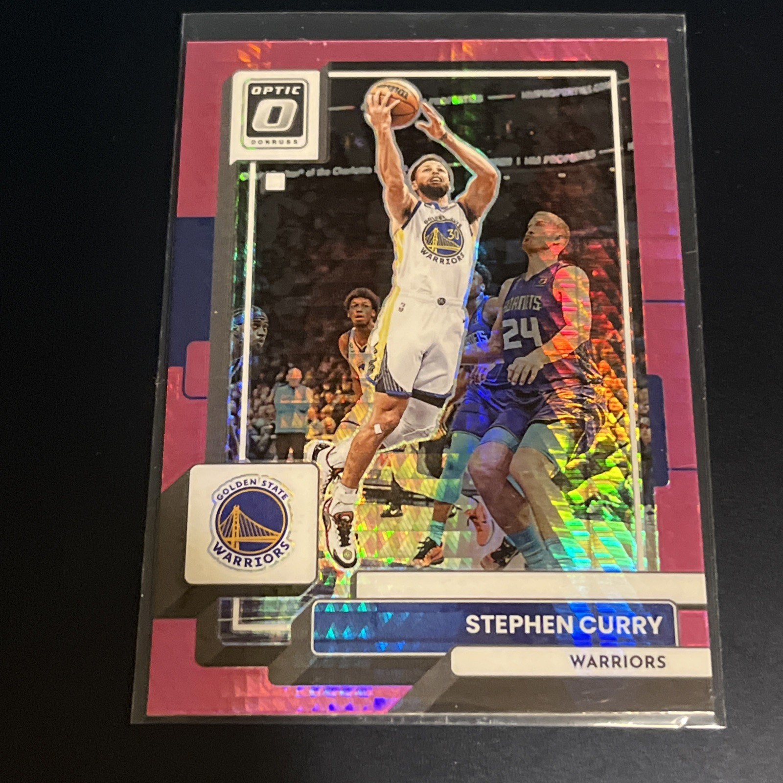 2022-23 Panini Donruss Optic NBA Stephen Curry PINK HYPER PRIZM SP #96 (Z1)