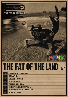 Prodigy The Fat Of The Land Album A3 A4 Print Poster Unframed
