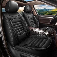 For Toyota Tundra 2008-2025 Car 5 Seat Covers Pu Leather Front Rear Cushion
