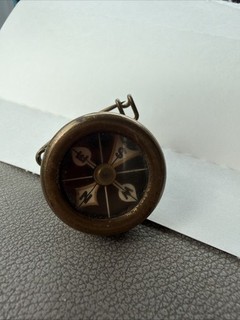 Marble's Brass Pocket Compass Gladstone Mich. U.S.A. Direction Hiking