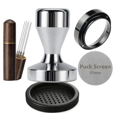 Espresso Accessories Kit 51mm Tamper: Espresso Tamper Kit with 51mm Coffee Ta...