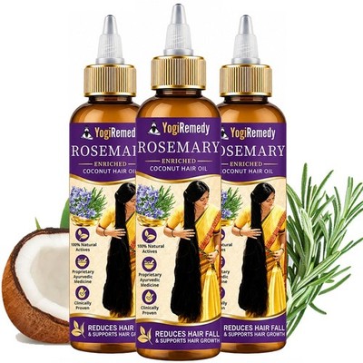 Natural Rosemary Coconut Oil Fast Growth Scalp Thickening Men Women Haircare