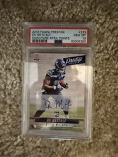 DK Metcalf PSA 10 Rookie Autograph