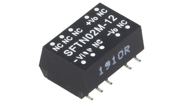 5907998731105 Przetwornica Dc/Dc, 2W, Uwej: 10,8...13,2 Vdc, Uwyj: 12 VDC SFTN02-image