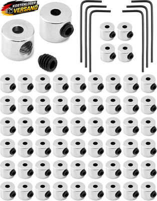 60 Stück Pin Rücken Anstecker Verschluss mit Schraubenschlüssel für Broschen