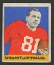 1948 Leaf #12 William Bill Flash Swiacki New York Giants ~ VG