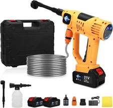 Cordless Pressure Washer, 900PSI Battery Powered Portable Pressure Washer