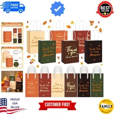 Versatile 40 Pcs Thanksgiving Gift Bags - Sturdy, Reusable & Stylish Packaging
