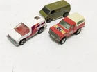 HOT WHEELS RED LINE ARMY VAN & REAL RIDERS w WHITE HUBS