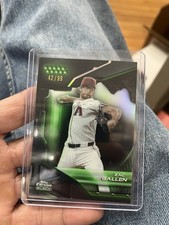 2026  Topps Chrome Black - Zac Gallen #12 Green Refractor /99 Arizona