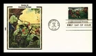 US COVER BATTLE AT CONCORD BRIDGE BICENTENNIAL FDC COLORANO SILK CACHET