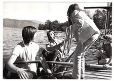 1974 Women Kisses Winner Race Regatta in Zug Switzerland Original News Photo #2