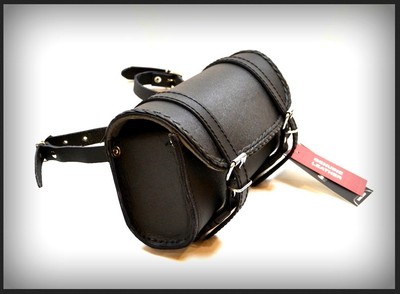 Satteltasche Leder - Rechteckig - Neu Motorrad Custom Schatten Intruder Virago