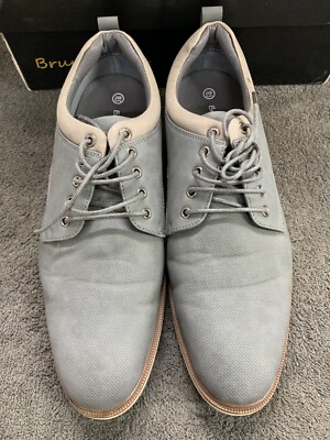 Bruno Marc Men\'s‎ Sz 10.5 Gray Suede Shoes BRUNO MARC NEW YORK Men main image 3