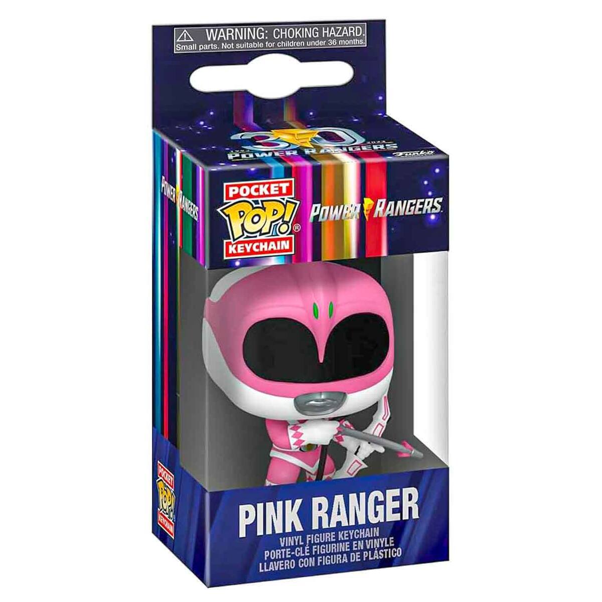 Thumbnail - Funko Pop Schlüsselanhänger Mighty Morphin Power Rangers 30th Pink