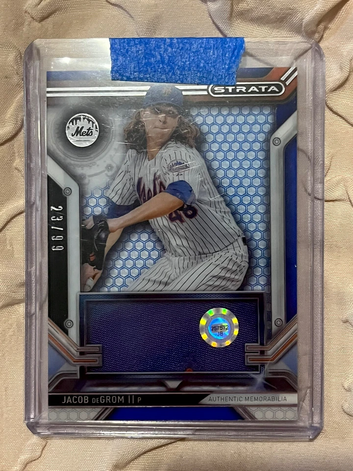 2016 Topps Strata Jacob DeGrom Autograph & Memorabilia Lot!!! - Image 4 of 4