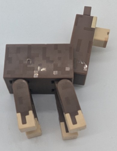 Minecraft Village Pillage Series Llama MiniFigure Brown 2020 Mattel 4" Tall - Picture 3 of 3
