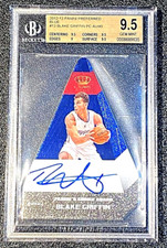 BGS 9.5 AUTO 2012 PREFERRED CHOICE AWARD CROWN ROYALE SP /49 BLAKE GRIFFIN G1110