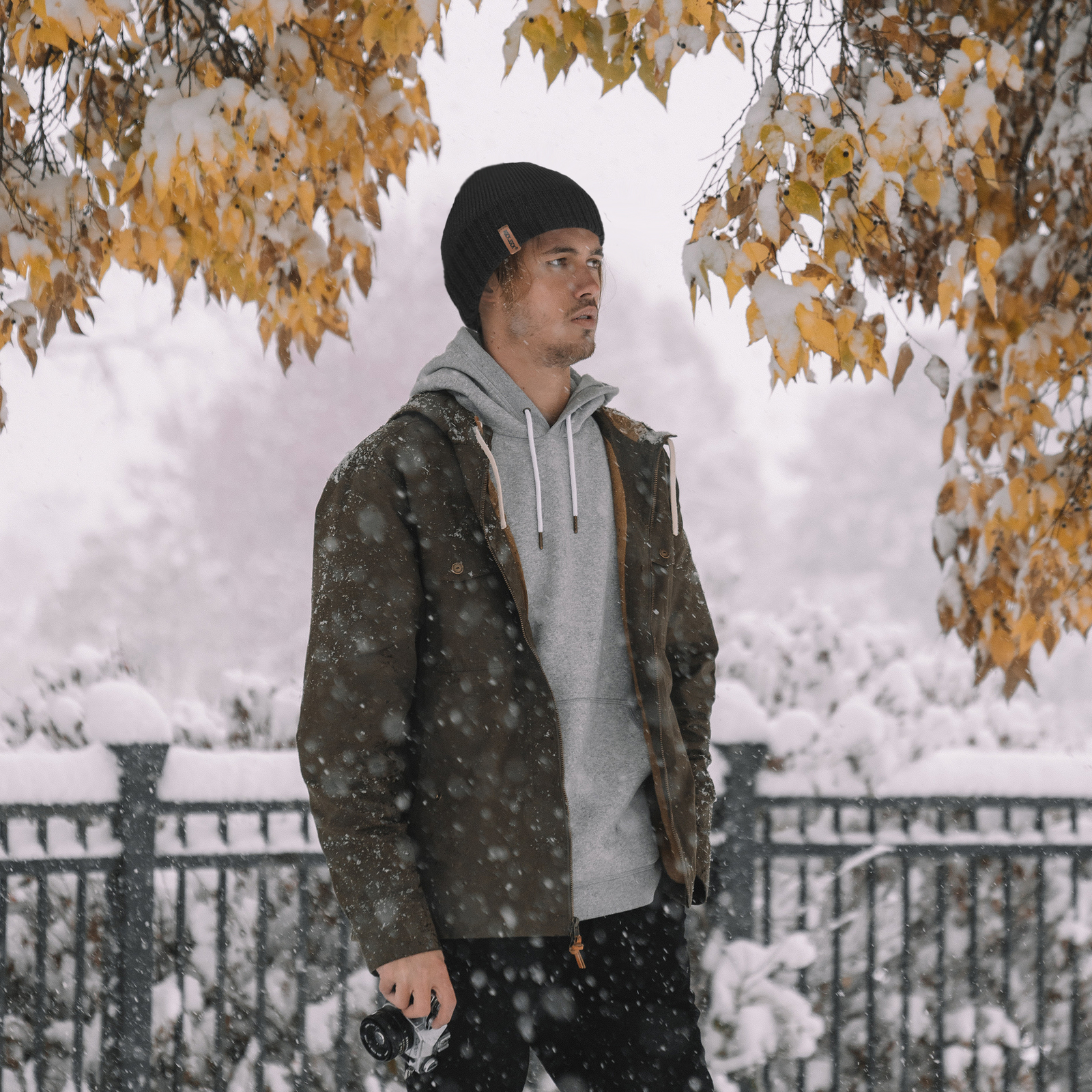 RockJock STORMACTIVE Mens Waterproof Windproof Classic Warm Beanie Hat