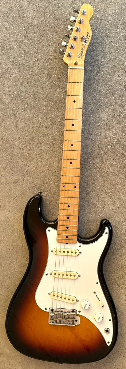 1986 Squier by Fender Bullet 1 ST-3 Japan Sunburst Guitar Maple