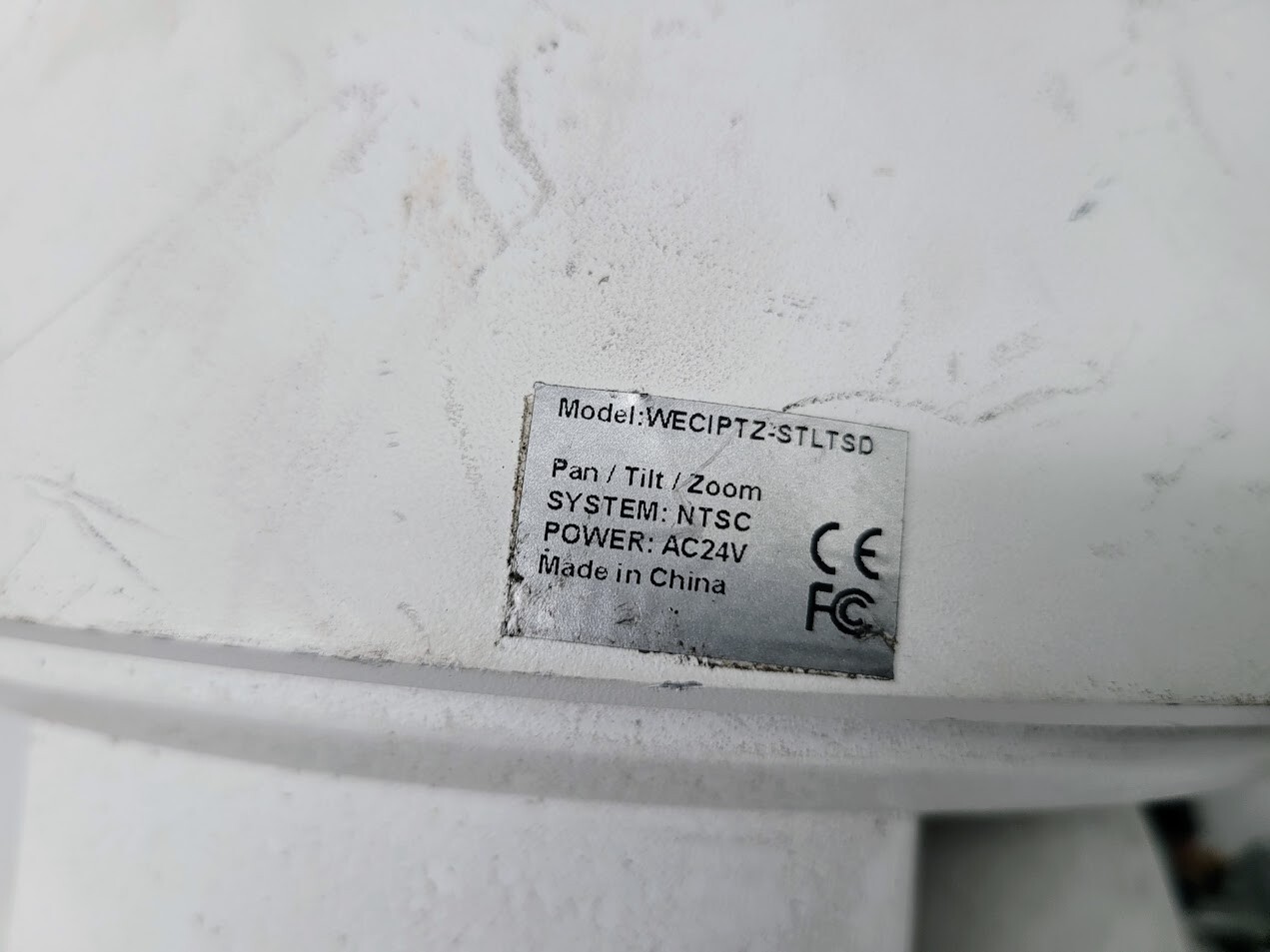 PTZ  NTSC Cmera WECIPTZ-STLTSD NETWORK IR SPEED DOME