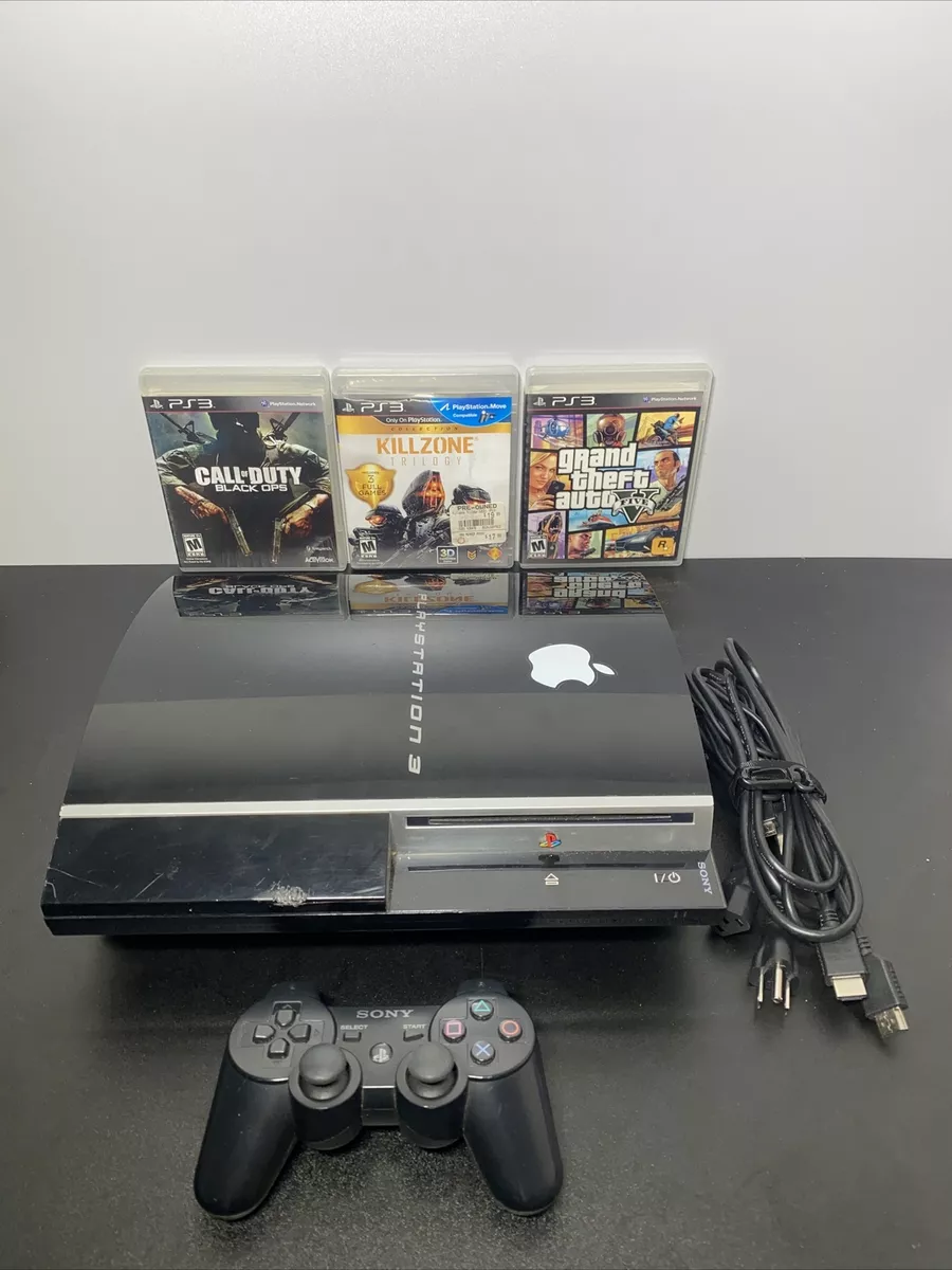 SONY PLAYSTATION 3 PS3 &ldquo;FAT&rdquo; SYSTEM-CECHL01-w/SILVER CONTROLLER-PLEASE  READ-80GB
