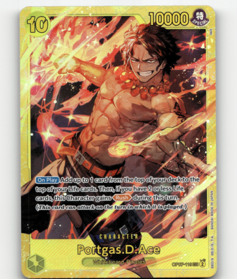 One Piece Card Game Portgas.D.Ace (119) - 500 Years in the Future