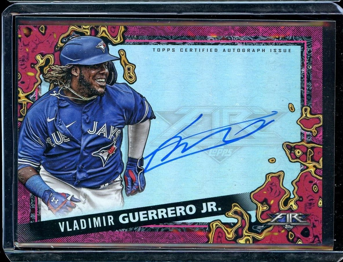Vladimir Guerrero Jr. topps auto /25 RC
