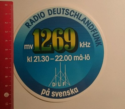 Aufkleber/Sticker: Radio Deutschlandfunk DLF (280816182)