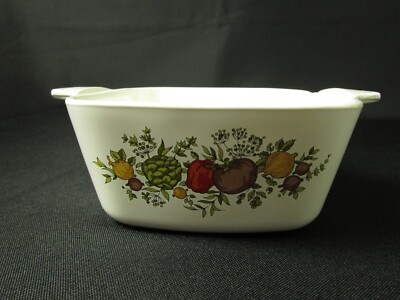 Corning Ware  Spice of Life  Small Square 2 ¾ Cup Casserole Dish P-43-B