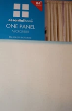 Essential Home One Single Microfiber Panel - Ivory 40 x 84" 