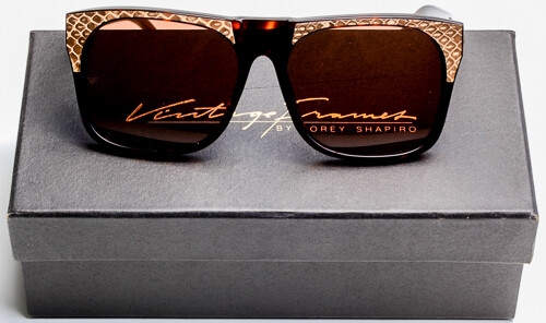 Vintage Frames By Corey Shapiro Rude Snake Skin Fashion  display picture 1