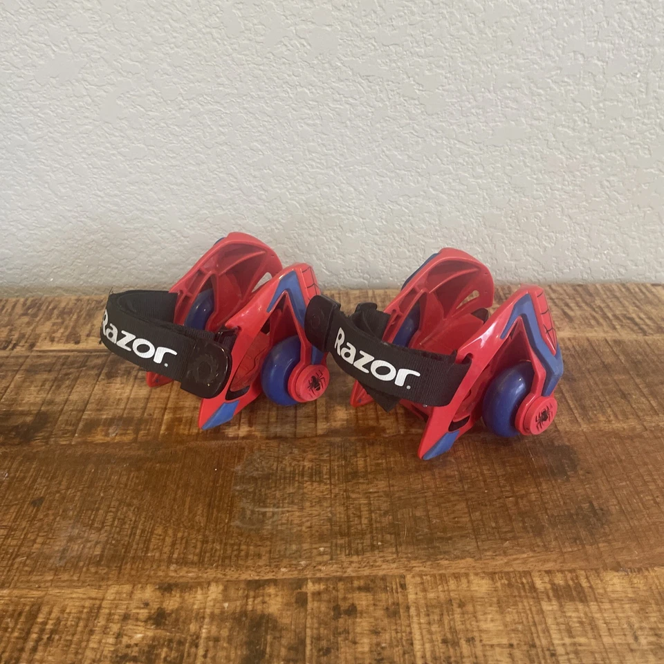 Razor Jetts Tacón Ruedas Spiderman Marvel Ajustable Zapato Patines Rojo Niños Foto 2 de 4