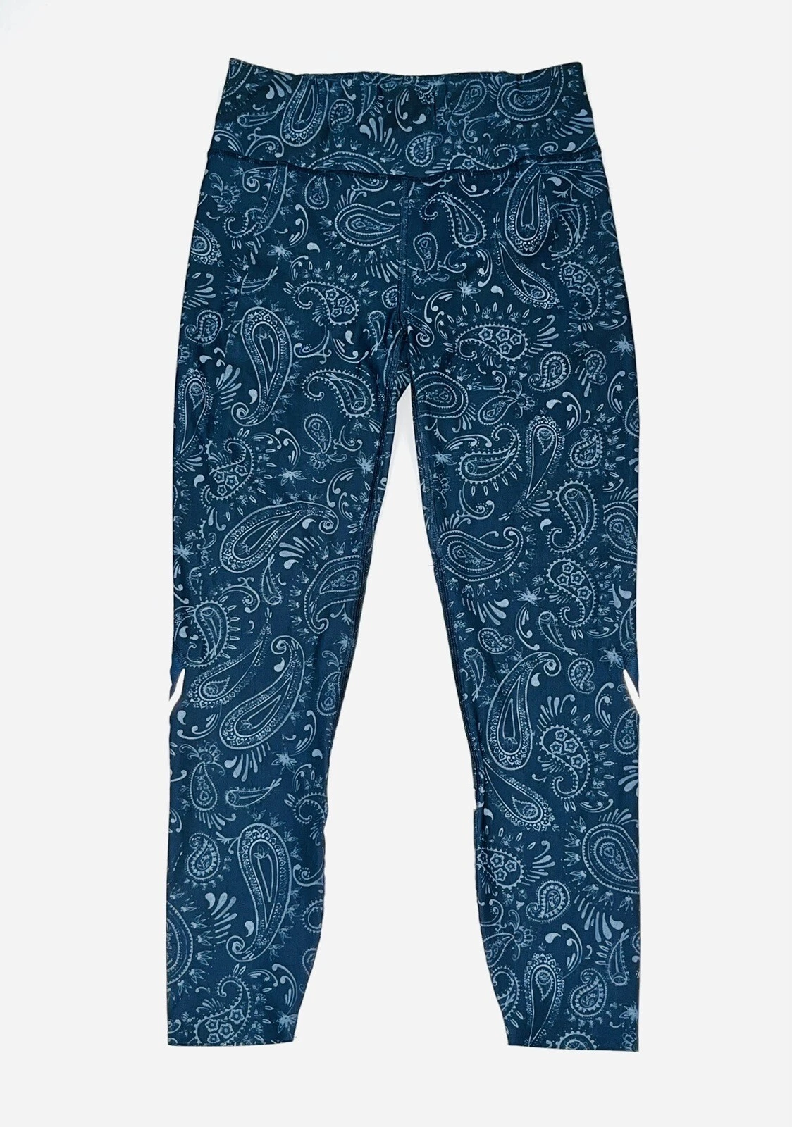 sweaty-betty zero gravity paisley mesh inset 7/8 leggings